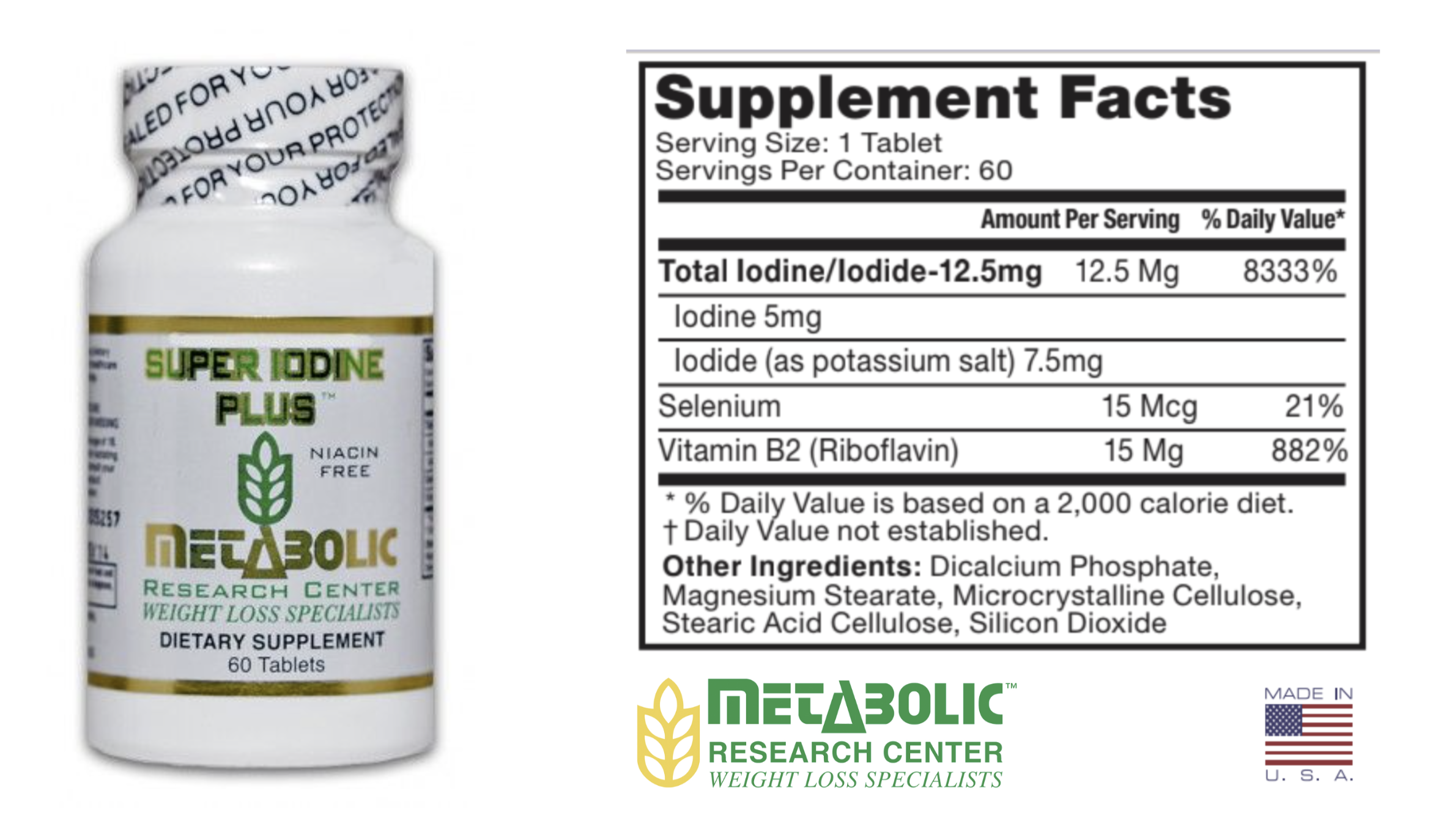Super Iodine Plus Supplements