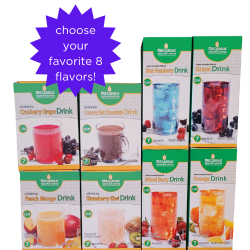 Metabolic Web Store MRC choose 8 flavors of protein drinks