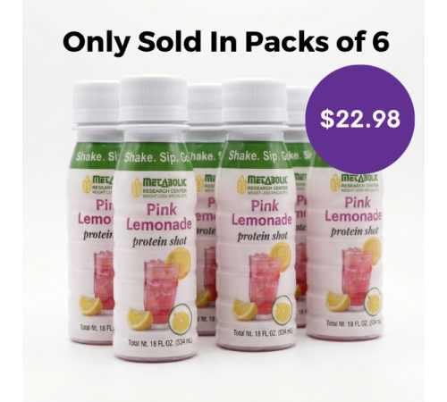 MRC Protein Shot Pink Lemonade - 6 Pack