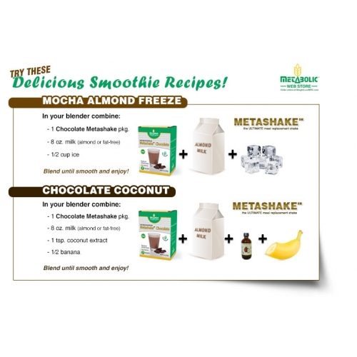 picture of the back of the box of the chocolate metabolic webstore metashake