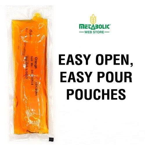 Metabolic Web Store MRC Orange protein drink 7 individual easy open concentrate pouches