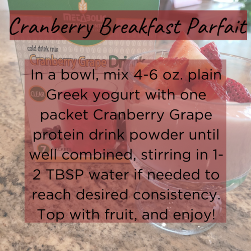 Metabolic Web Store MRC Cranberry Grape Protein Drink recipe